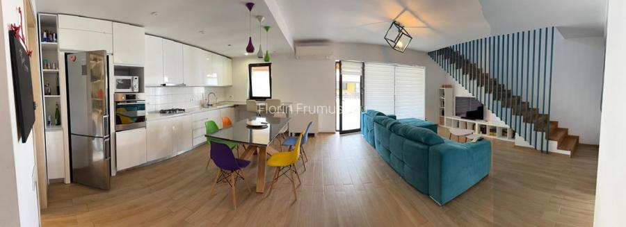 Vila individuala 5 cam. de inchiriat, 165 mp, terasa 30 mp, parcare 4 masini