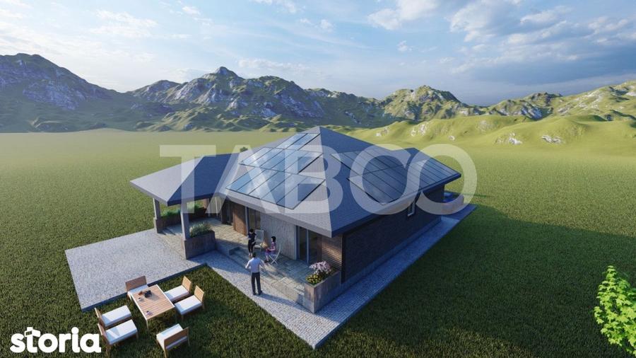 Casa individuala de vanzare cu 3 camere Sura Mica Sibiu 500 mp teren - 5