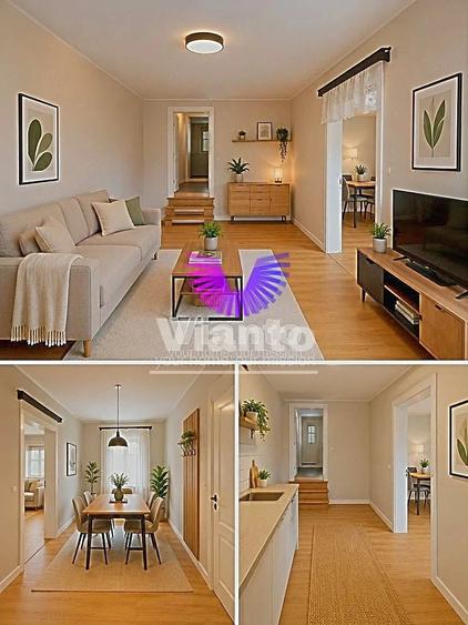 Apartament cu 3 camere decomandat în Ultracentral