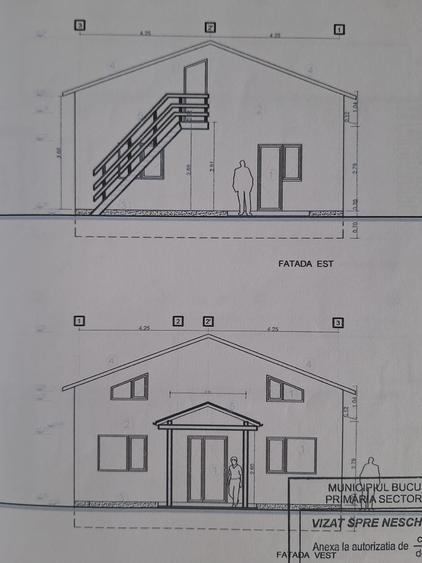 Casa in cart. 23 August, constructie 20212, supra. 250mp, mob/utilata. - 23