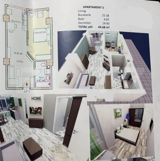 Studio modern, parcare inclusa, zona Fantasy Park - 1