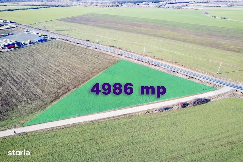 Oportunitate Teren intravilan 4.986 mp - Zona Industriala Sud - 5