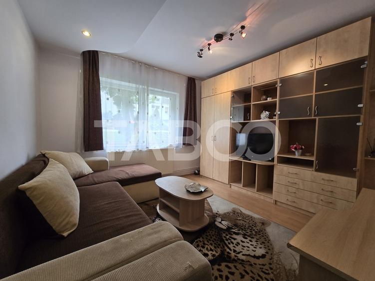 Garsoniera de inchiriat mobilata utilata la parter Vasile Aaron Sibiu - 2