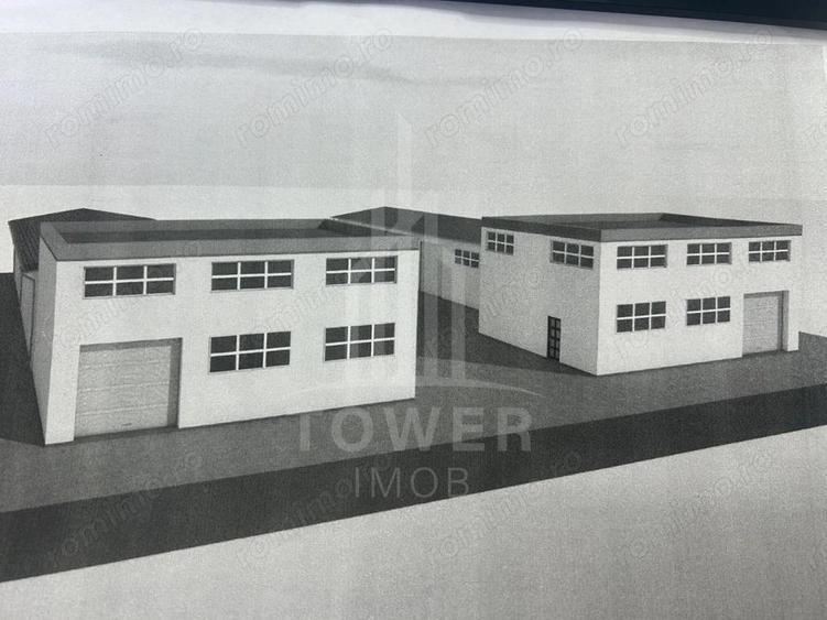 Teren cu autorizatie de constructie hale in Zona Industriala Selimbar - 1