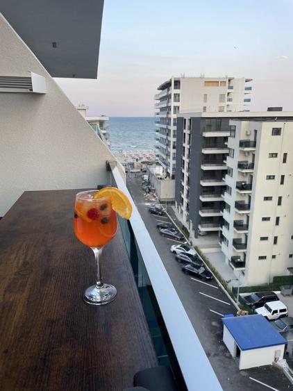 Apartament 2 cam vis a vis de plaja, vedere laterala la mare, Parcare, Navodari, Mamaia Nord, Mamaia sat, Tabara Navodari, Wave residence - 6