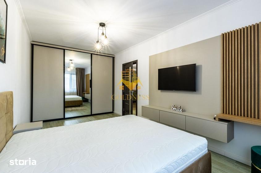 Apartament cu 2 camere semidecomandat, mobilat în Plopilor