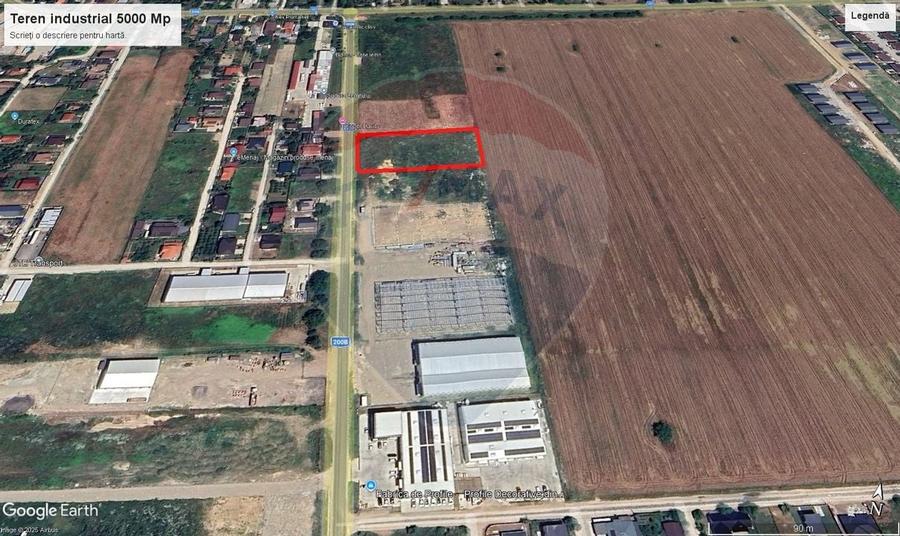 Teren 5.000mp Balotesti cu autorizatie hala - 7
