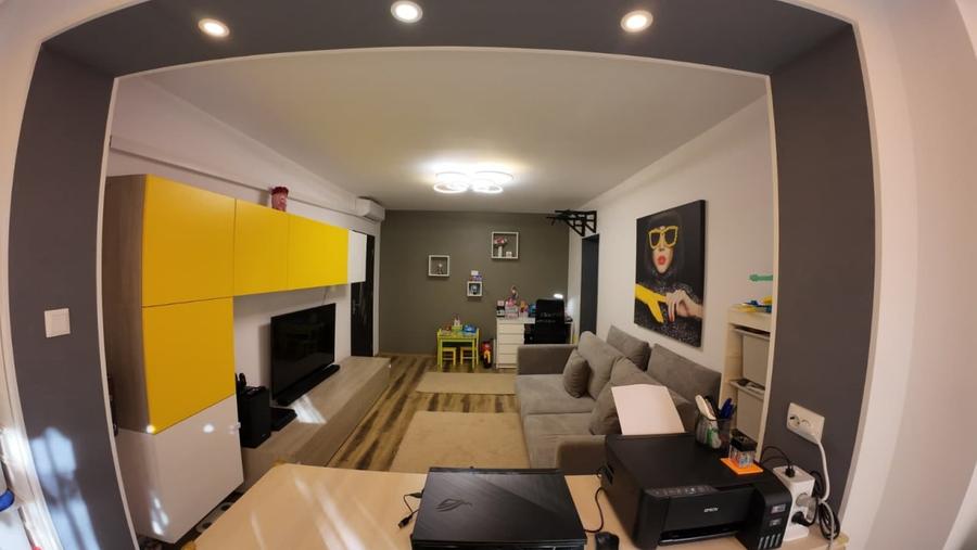 2 camere semidecomandate | Etaj 2 | 49.60 mp|Bloc din cărămidă| loc de parcare - 2