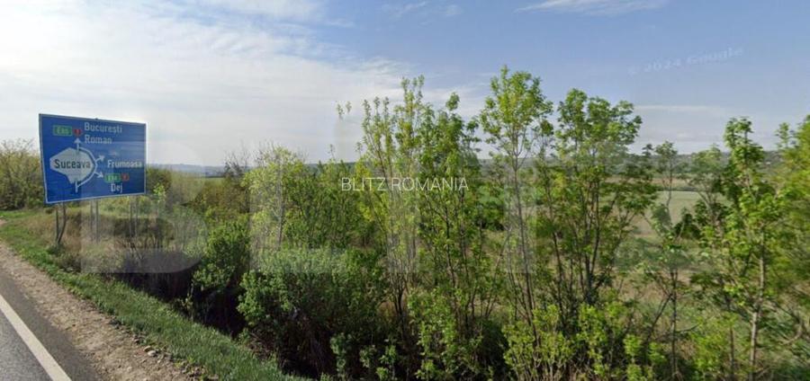 Teren extravilan, 2600mp cu 31m deschidere la E85, zona CENT Teren extravilan, 2600mp cu 31m deschidere la E85, zona CENT
