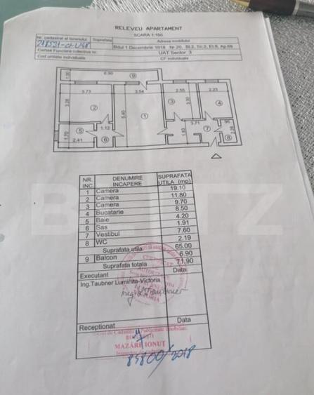 Apartament 3 camere | Zona 1 Decembrie 1918 - 8