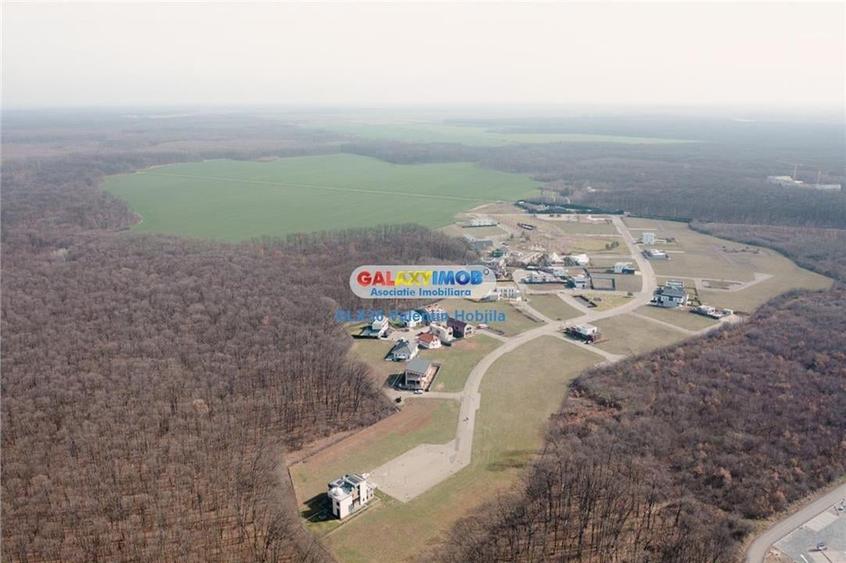 Vanzare teren 1290 mp cu proiect Balotesti Dumbrava Vlasiei padure - 8