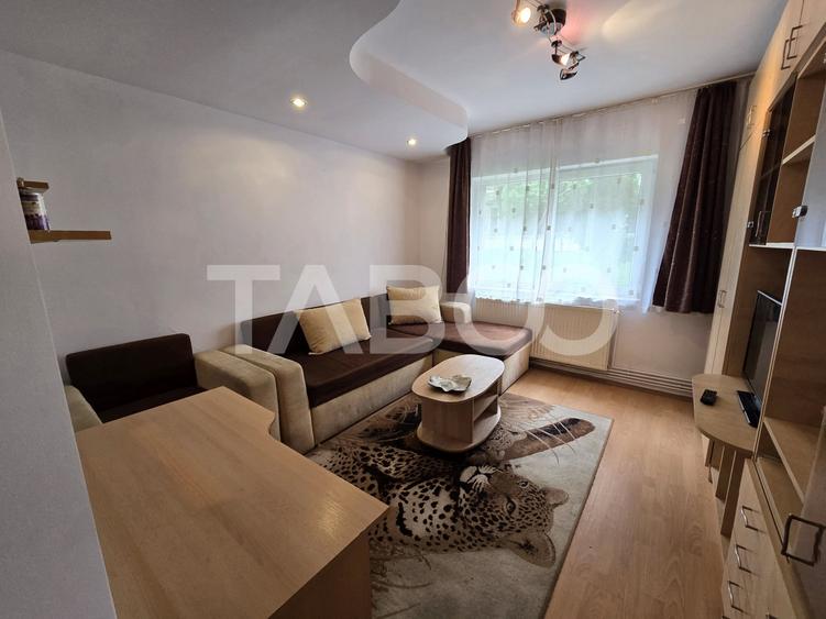 Garsoniera de inchiriat mobilata utilata la parter Vasile Aaron Sibiu - 3