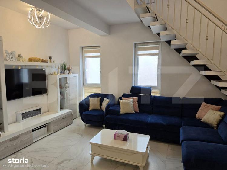 Apartament 3 camere pe 2 nivele 82mp in zona lidl giroc mobilat/utilat - 10