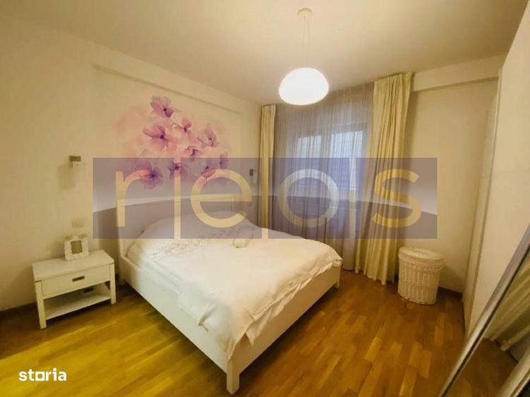 Apartament cu 3 camere, mobilat în Herăstrău