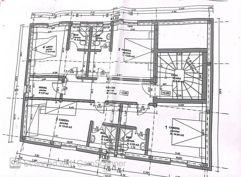Casa individuala in zona centrala, P + 3 , pretabil pentru investitii. - 6