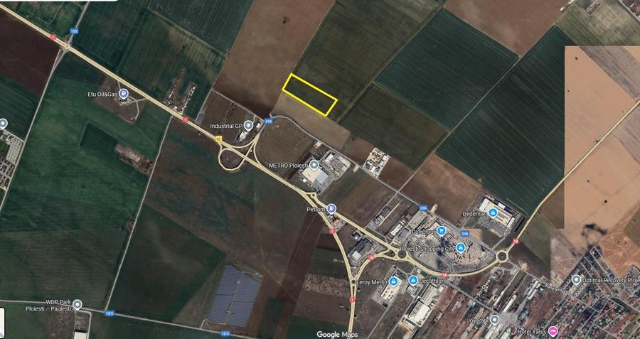 Metro Ploiesti - Paulesti, vanzare teren 39.144mp. - 5