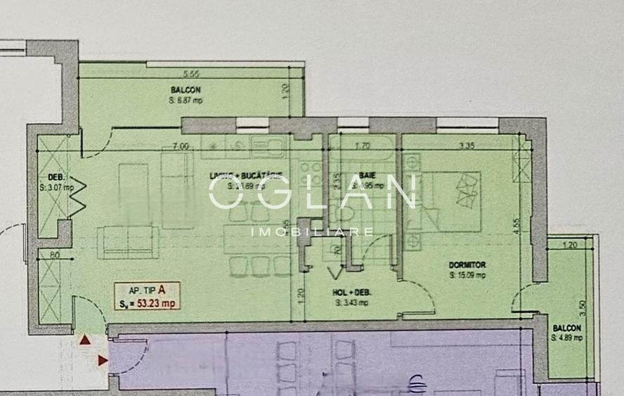 Apartament nou 2 cam, Terezian, COMISION 0% - 9