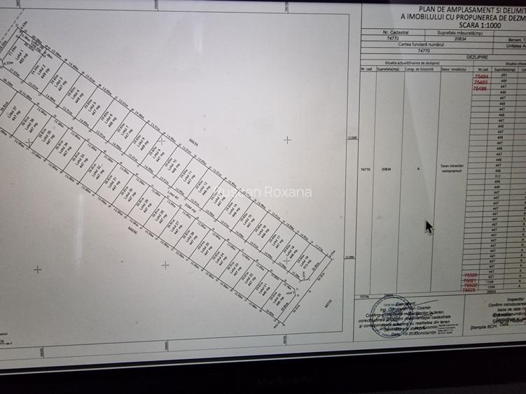 Teren 447 mp, Com Berceni jud IF, pret 40 eur/mp +TVA , gaz si curent