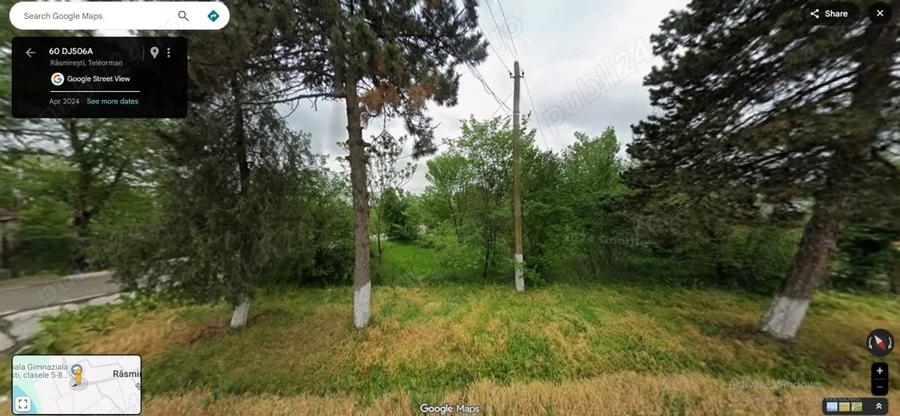 teren 1200 mp cu casa 80 mp Rasmiresti TR - 7