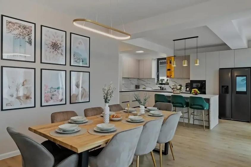 Doua dormitoare cu bai proprii! Terasa cu vedere padure Baneasa 60 mp - 1