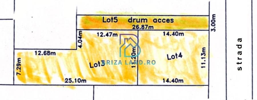 Sisesti, Vatra Noua, Oaspetilor, teren 393mp, des. dubla 26.9m x 11.3m - 5