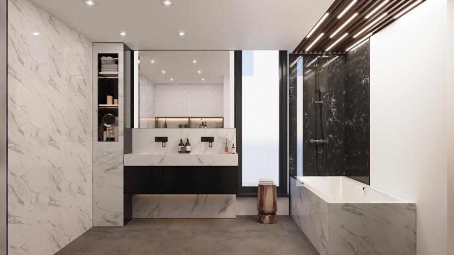 Duplex 3 camere tip 1 cu terasa | HILS Titanium Ansamblu rezidential nou - 9