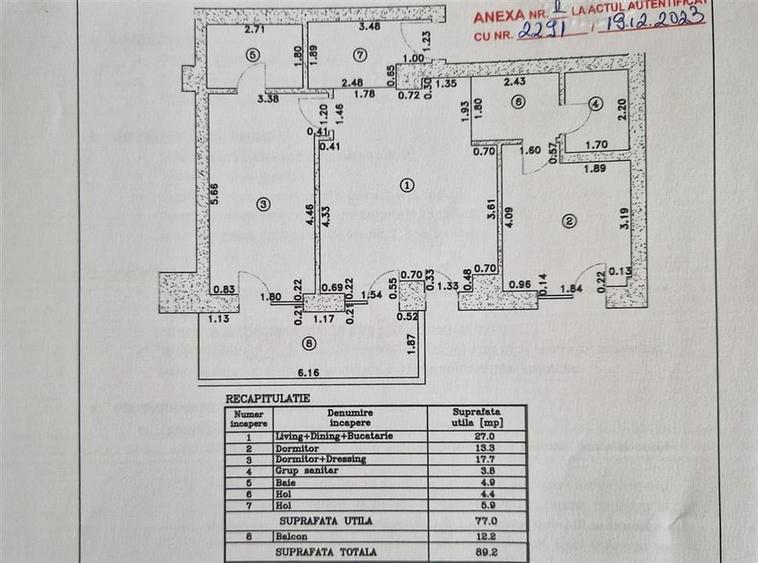 Apartament 3 Camere de Vanzare Cortina 126 - 26