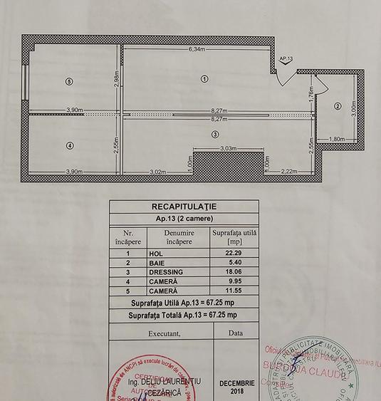 Apartament cu 2 camere semidecomandat în Chiajna