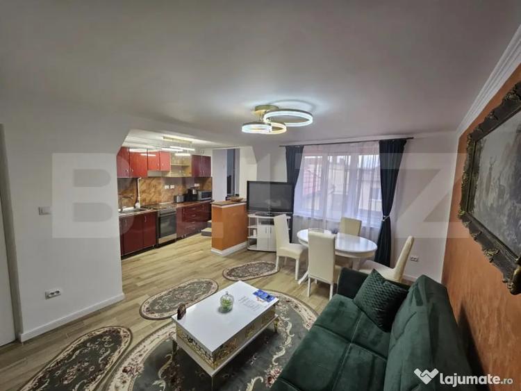 Apartament cu 3 camere semidecomandat în Central