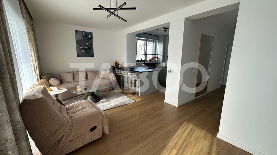 Apartament 2 camere 53 mpu finisat modern balcon utilat mobilat - 2