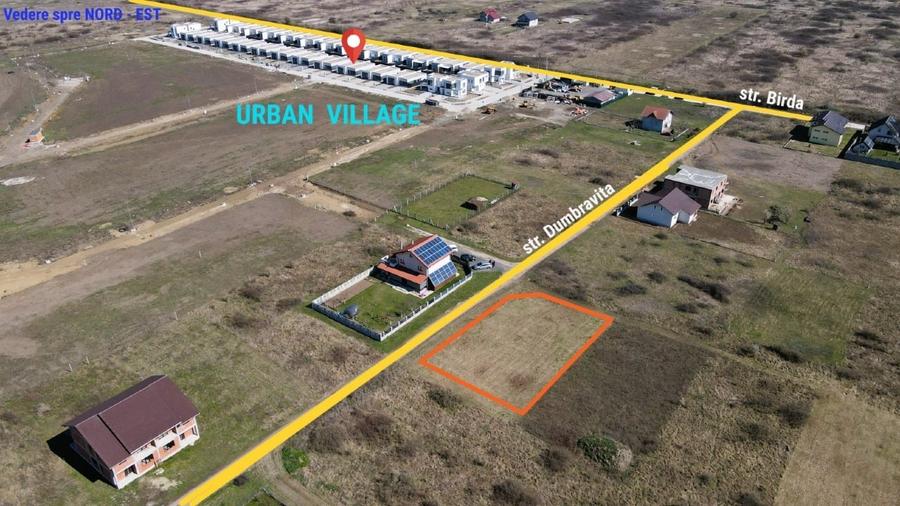 Teren de vanzare Mosnita Veche 855mp - 2