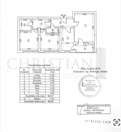 Apartament 3 Camere 70 mp Exigent Plaza Residence - Parcare - 3