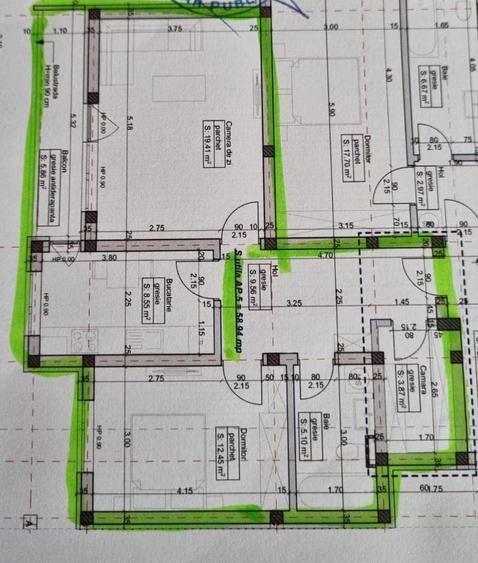 Proprietar, vand ap Giroc, langa Profi, 2/3 camere, supr. utila 59 mp - 2