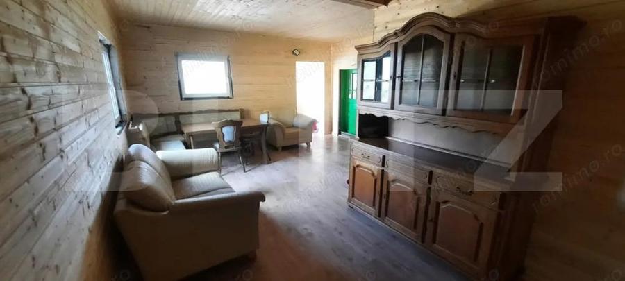 Cabana superba din barne de lemn, 64mp + 1000mp teren, zona montana ?ugag - 7