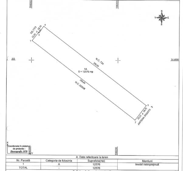 Teren Extravilan In Rate Primaverii Com. Berceni | 12.576mp | #EG41 - 2