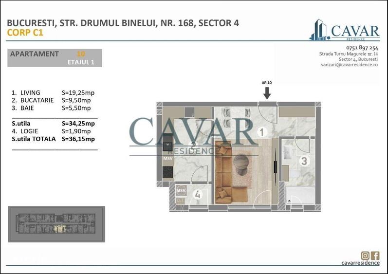 Proiect Nou Cavar Residence Drumul Binelui 168 Comision 0% - 2