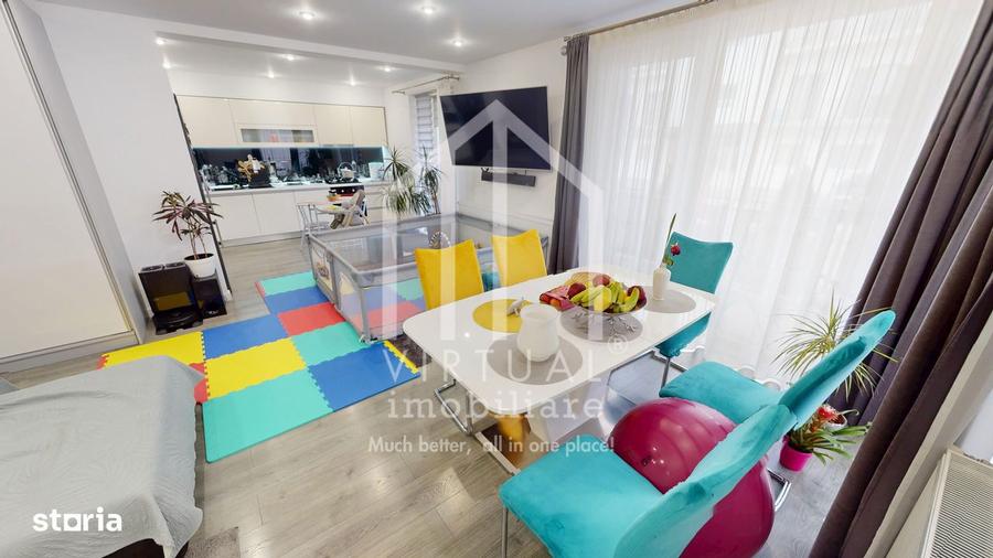 Ap. cu 3 camere 83mp utili + terasa si gradina | 2 locuri de parcare - 12