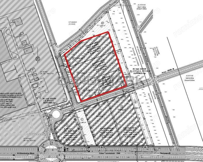 Teren INDUSTRIAL cu PUZ de vanzare pe Calea Torontalului - 1