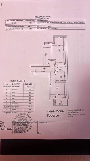 Apartment 2 camere,2 bai +loc de parcare - 2