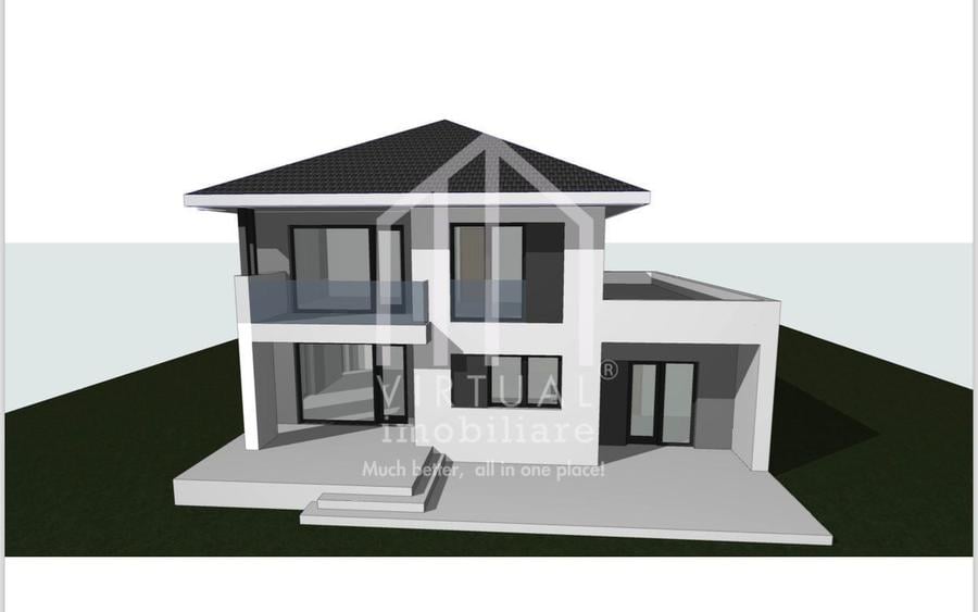 Casa individuala, 120mp utili, 5 camere, garaj, terasa, 550mp teren - 1