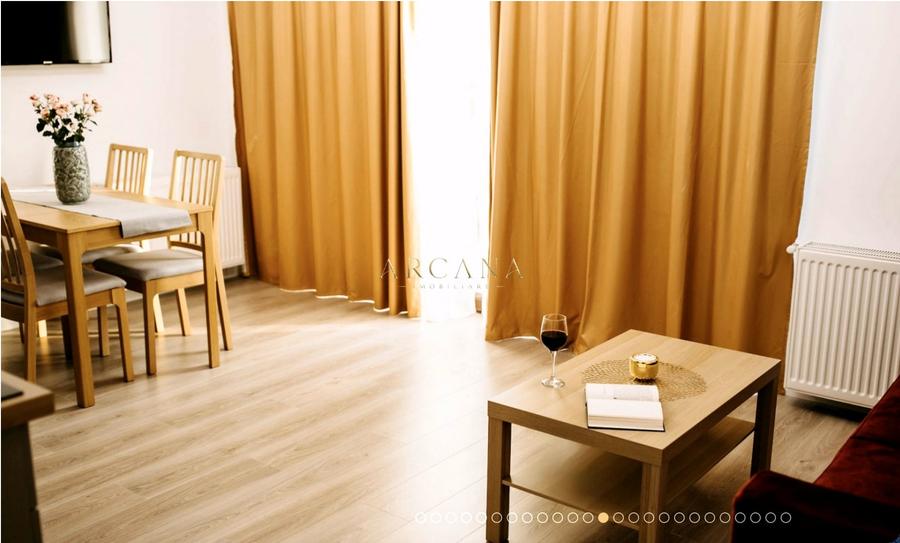 Apartament cu 2 camere semidecomandat, mobilat în Borhanci