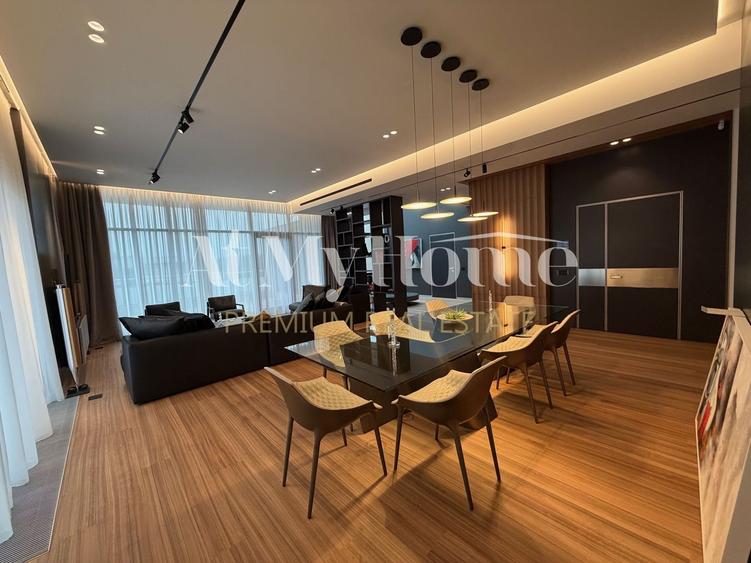 Penthouse cu 5 camere decomandat, mobilat în Băneasa