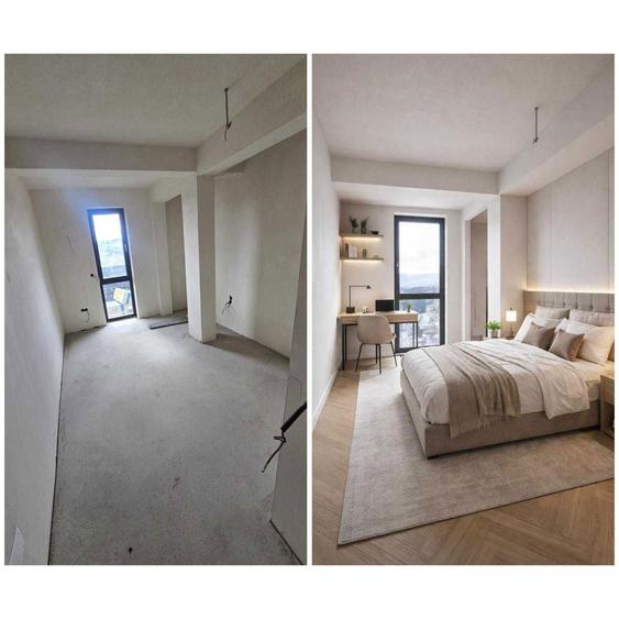 Apartament 3 camere semifinisat zona Baciu, parcare subterana, priveliste deosebita - 6