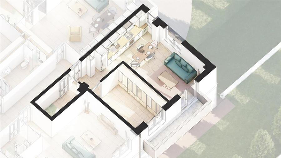 Apartament 2 camere Visan - Bucium - 3