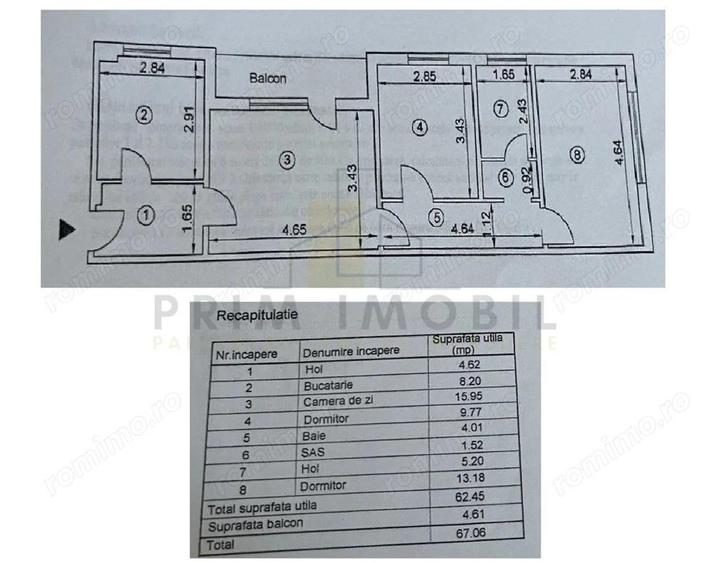 Apartament 3 camere, Tatarasi, Flux - etaj intermediar - 19