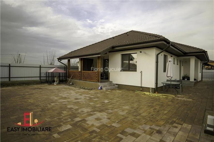 Casa Noua la Cheie 100 Mp, 3 Dormitoare, Mobilata-Utilata, An 2022, Curte Pavata