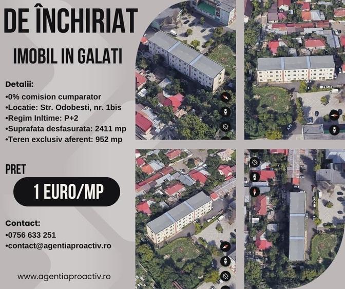 Imobil situat in Galati, P+2, Cartier Aurel Vlaicu, 2411 mp. - 1
