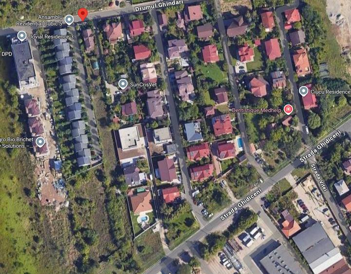 Teren intravilan 1000 mp, D 78 ml, Prelungirea Ghencea, Cubic Residence 5 - 10