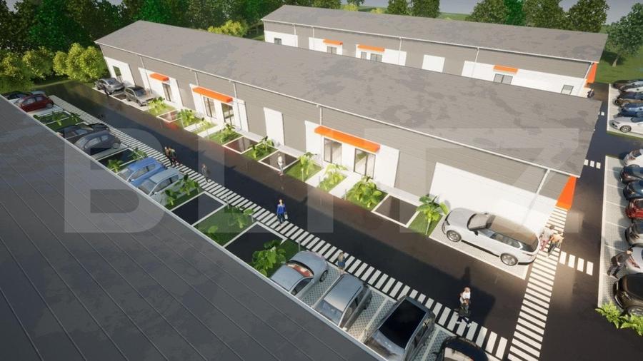 Hale noi pe parter sau P + 1, 1.755 mp utili, teren 4.000 mp, zona Ghercesti - 8