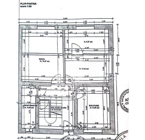 Casa cu 5 camere, 2 bai, pretabila pentru birouri. Girocului - 2
